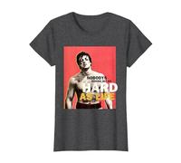 Rocky Hit Duro Come la Vita Maglietta, Donna, Grigio Scuro, M