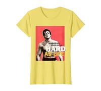 Rocky Hit Duro Come la Vita Maglietta, Donna, Limone, M
