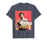 Rocky Hit Duro Come la Vita Maglietta, Uomo, Pervinca, 4XL