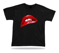 Rocky Horror Lips Picture TV Movie Festival Unisex T Shirt VTG Style Black L