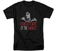 Rocky Horror Picture Show Creature of The Night Unisex 100% Cotton Short-Sleeve T-Shirts Black XXL