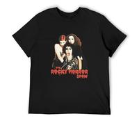 Rocky Horror Picture Show Frank N Furter Magenta Unisex 100% Cotton Short-Sleeve T-Shirts Black S