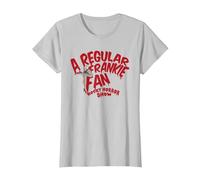 Rocky Horror Show Un Regolare Frankie Fan Gambe Maglietta, Donna, Argento, M