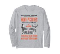 Rocky II Balboa vs Apollo Creed Rematch Poster Maglia a Manica