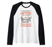 Rocky II Balboa vs Apollo Creed Rematch Poster Maglia con Maniche Raglan