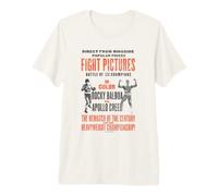 Rocky II Balboa vs Apollo Creed Rematch Poster Maglietta Premium