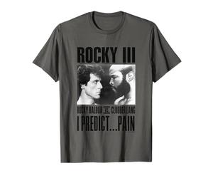 Rocky III I Predict Pain Rocky Vs Clubber Lang Panel Maglietta
