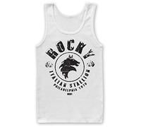 Rocky Licenza Ufficiale Italian Stallion Canottiera Bianca X-Large