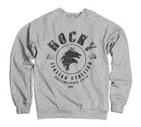 Rocky Licenza Ufficiale Italian Stallion Felpa (Heather Grigio) Large
