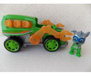 rocky mighty pups super paws paw patrol 6054652 deluxe vehicle figure characters
