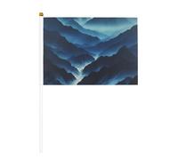 Rocky Mountain, bandiere palmari su bastone, piccole bandiere per sfilate, feste, bar, compleanni, confezione da 6 e 10 pezzi