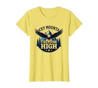 Rocky Mountain Freedom High Maglietta, Donna, Limone, L