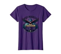 Rocky Mountain Freedom High Maglietta, Donna, Viola, 3XL