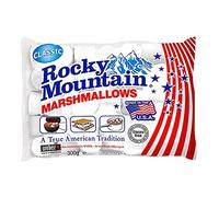 Rocky Mountain Marshmallows Classic 2x300g, dolci tradizionali americani da arrostire sul fuoco, alla griglia o al forno, 2x300g