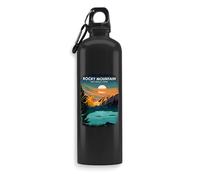 Rocky Mountain National Park at Night Bottiglia d'acqua, Beverage Flask, Bottiglia da viaggio, Bottiglia per sport all'aria aperta