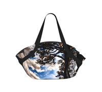 Rocky Mountain Range Stampa Pieghevole Camping Bag Duffle Bag Borsa Da Viaggio Impermeabile Materasso Da Campeggio Per Parco Esterno Spiaggia