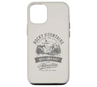 Rocky Mountains Colorado Heaven on Earth - Design invecchiato Custodia per iPhone 12/12 Pro