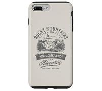 Rocky Mountains Colorado Heaven on Earth - Design invecchiato Custodia per iPhone 7 Plus/8 Plus