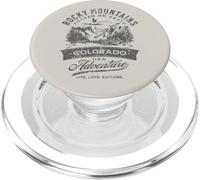 Rocky Mountains Colorado Heaven on Earth - Design invecchiato PopSockets PopGrip per MagSafe