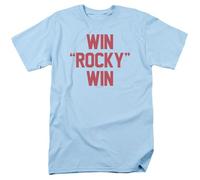 Rocky Movie Win Rocky Win Tee Shirt Light Blue XL