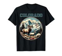 Rocky Wildlife Mountain, Souvenir di Pecora Bighorn Colorado Maglietta