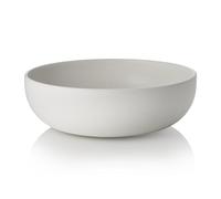 ROCKZZERO Insalatiera - Gres porcellanato, lavabile in lavastoviglie e resistente alle temperature - Ciotola in materie prime ecologiche - grigio chiaro - diametro 26 cm - altezza 8,5 cm - 2000 ml