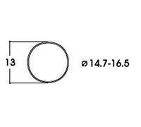 Roco 40071 Pneumatici 14,7 Fino A 16,5 Mm HO 10 Pezzi NUOVO