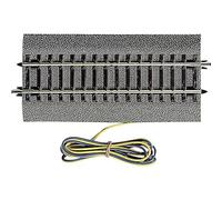 ROCO 42521 - Binario dritto G½ mm 115 con cavi di alimentazione DC, massicciata