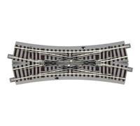 Roco 61164 H0 geoLINE (con massicciata) Incrocio 200 mm 1 pz.