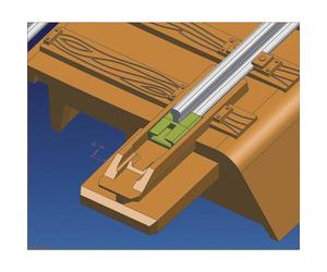 Roco 61192 H0 geoLINE (con letto) connettore ferroviario, isolato