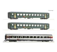 Roco 6200022 H0 - Set da 3 pezzi, 1° Bözberg Interregio della SBB 2 EW-II, genere B e un carrello EW-IV