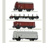 Roco 6600101 - Set di 4 carri merci della PKP - Art. 6600101 Roco