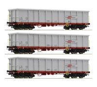 Roco 6600121 H0 - Set di 3 carri merci aperti della ÖBB