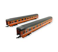 ROCO 74033 Set “EC Mont Cenis”, 2 Eurofma FS televisore 1a cl. arancio
