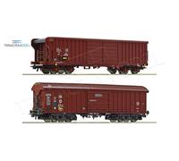 ROCO 76020 - Set di 2 carri merci DB/SBB Ep.IV-V