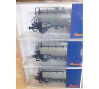 Roco 77021 H0 Set 3 X Cisterna VEB Hydrierwerke Zeitz Toppe Dr Epoca 4 Nuovo