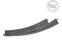 ROCO GEO LINE 61154 SCAMBIO CURVO sinistro con massicciata 434,5mm 30°