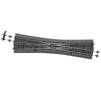 Roco H0 42549 deviatore doppio incrocio DKW10 con letto - NUOVO + IMBALLO ORI...