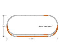 Roco H0 61152 - Geoline Set Di Binari C1 Offerta Speciale Nuovo