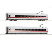ROCO 72097 Set ICE Velaro D DB AG, intermedia 1a e 2a cl. con pantografo ILLUM.