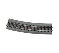 Binario curvo Roco Line R10 con base ghiaiosa