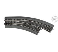 Roco line W bedding 42559 scambio in curva destro BWl 2/3 con massicciata 1:87