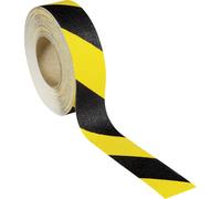 Rocol RS43543 Nastro antiscivolo nero/giallo (L x L) 18.25 m x 50 mm Nero,