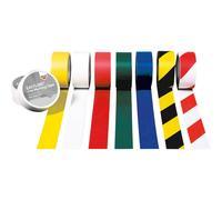 Rocol rs56005 nastro adesivo per segnalazioni easytape nero giallo l x
