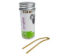 ROCST U Form Haarspangen mit Aufbewahrungsbox Bobby Pins Haar Stick Hochsteckfrisur Welle Chignon für Mädchen und Frauen 12 Stücke U Förmige Haarnadeln(7.6cm, Blonde)…