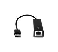 Rocstor Y10C137-B1 cavo di interfaccia e adattatore USB 3.0 Ethernet Nero