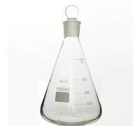 Rocwing Borosilicato 3.3 vetro graduato conico Erlenmeyer Flask con arresto (1000ML-29/32)