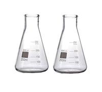 Rocwing Graduata Conica Erlenmeyer Beuta in Vetro Boro 3.3 (250ml, 2 in a pack)