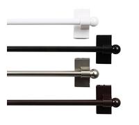 Rod Desyne - Asta magnetica da 17 a 30 cm, colore: Nero