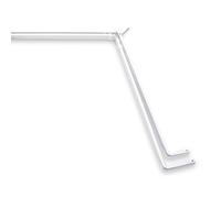 Rod Desyne - Asta per tende a doppia baia, bianco, 45,7-116,8 cm, 91,4-160 cm